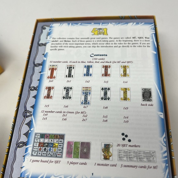 Mü‎ AND LOTS MORE Game Complete Sealed Cards Rio Grande Games - Picture 4 of 8